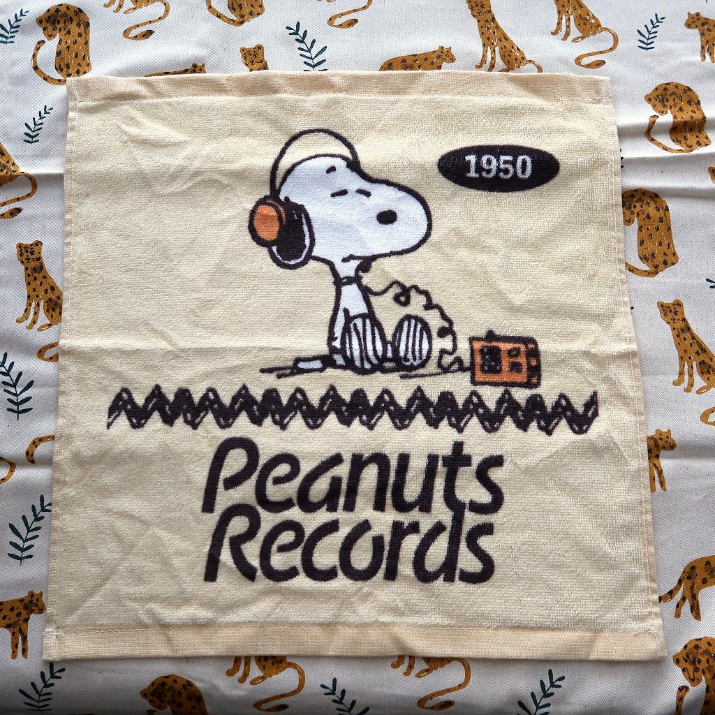 Snoopy Peanuts Records Comics Handdoek uit Japan, Verzenden, Snoopy, Nieuw, Gebruiksvoorwerp