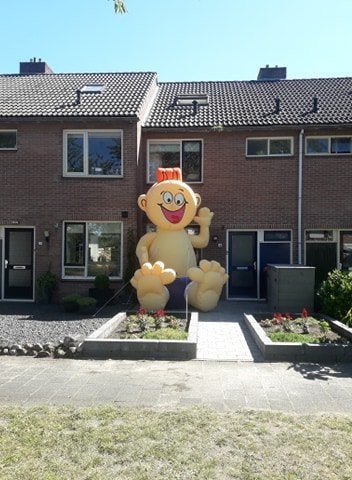 baby verhuur opblaasbare baby huren geboorte bord te huur, Ophalen, Zo goed als nieuw, Geboorte of Huwelijk