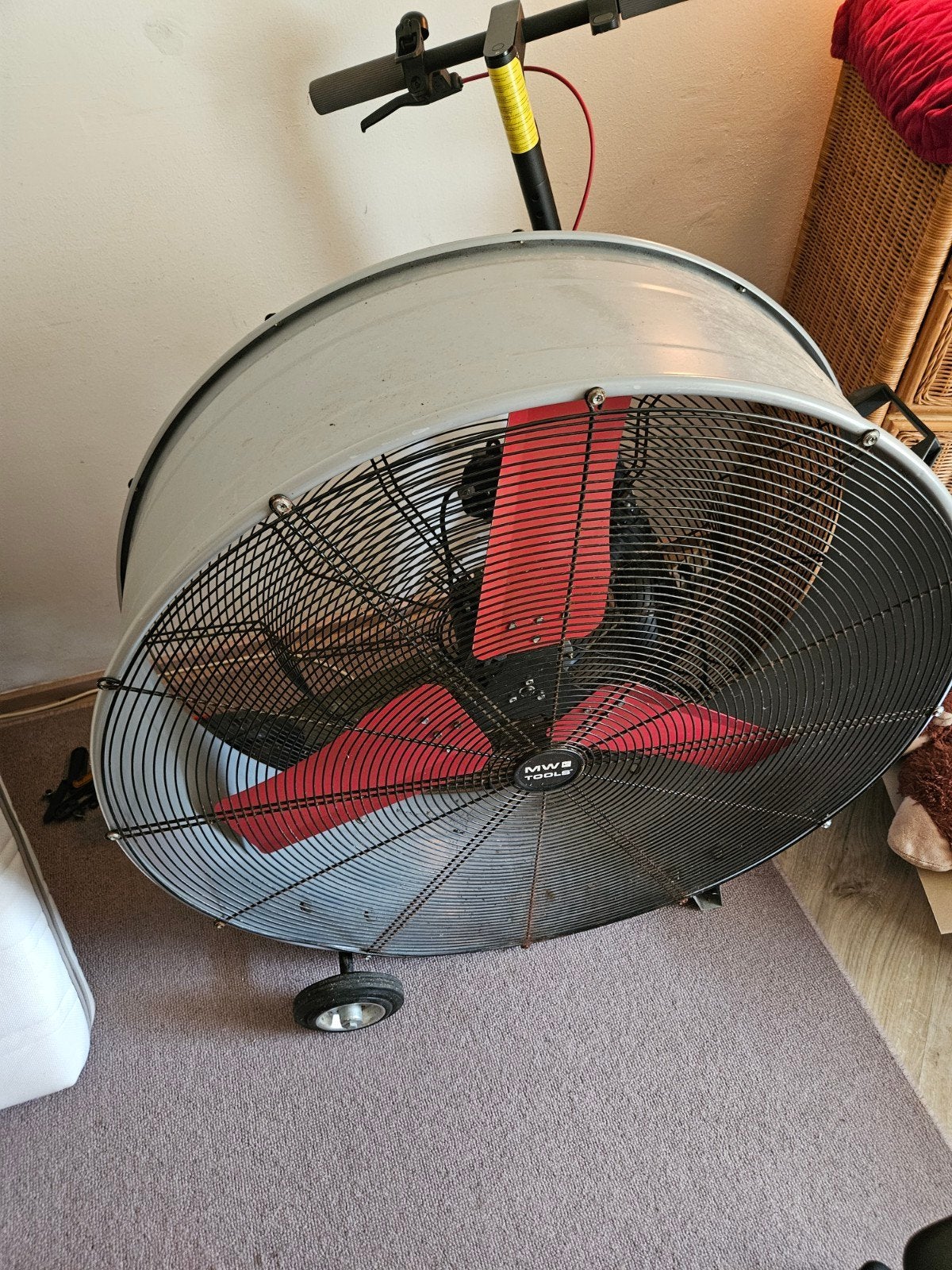Professionele propeller/ventilator - 1 meter doorsnee, Witgoed en Apparatuur, Ventilatoren, Ophalen, Vloerventilator