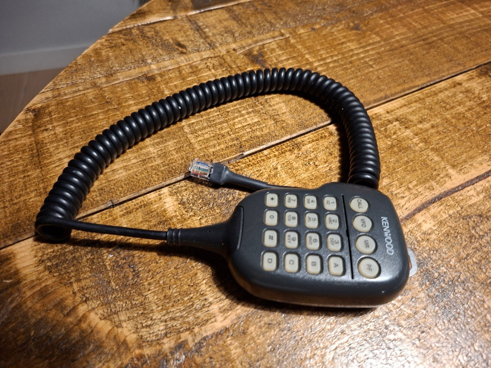 Kenwood microfoon met RJ-stekker, Ophalen of Verzenden, Gebruikt