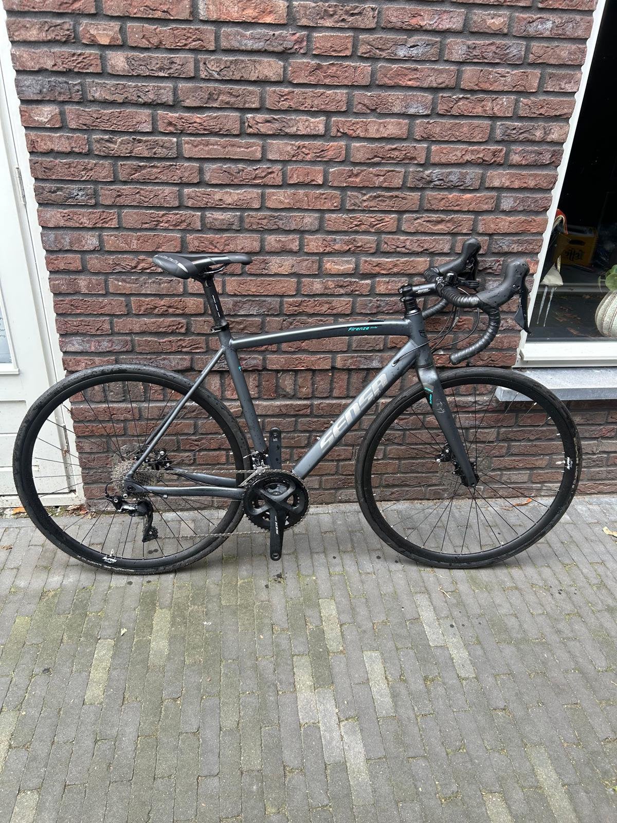 Sensa Firenze dames wielrenfiets, Fietsen en Brommers, Aluminium, Zo goed als nieuw, Meer dan 20 versnellingen, 53 tot 57 cm