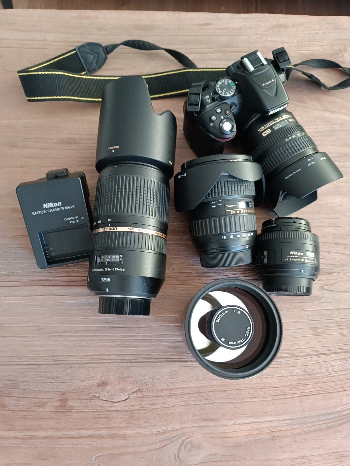 Nikon D5300 spiegelreflexcamera met uitgebreide set, Audio, Tv en Foto, Fotocamera's Digitaal, Ophalen, Gebruikt, Spiegelreflex