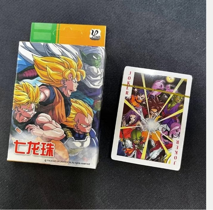 Dragonball Z speelkaarten / poker set (54 kaarten), Ophalen of Verzenden, Nieuw, Speelkaart(en)