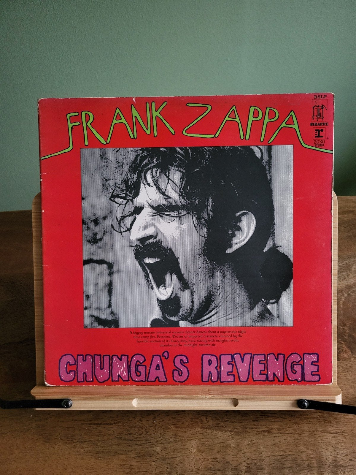 Frank Zappa-Chunga' s Revenge LP 1970 UK  RSLP 2030  STEREO, LP, Gebruikt, Ophalen of Verzenden, Alternative Rock
