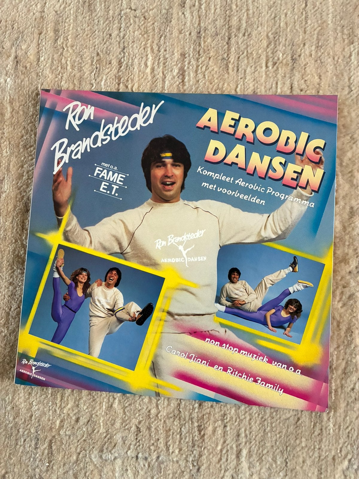 Vinyl Aerobic dansen Ron Brandsteder, Cd's en Dvd's, LP, Gebruikt, Overige genres, Ophalen of Verzenden