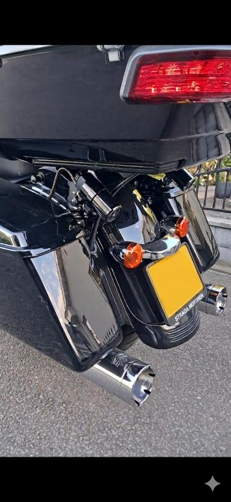 Verstelbare achtervering Street Glide - Roadgli - Ohlins TTX, Motoren, Onderdelen | Overige, Ophalen of Verzenden, Gebruikt