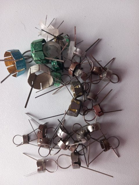 Vintage ophanghaakjes kerstballen, Diversen, Ophalen, Gebruikt