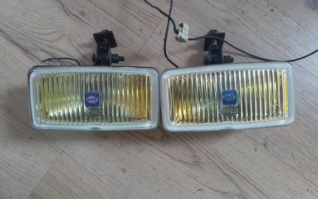 Hella Verstralers Geel Glas - Klassieke Auto Onderdelen, Ophalen of Verzenden, Gebruikt, Universele onderdelen