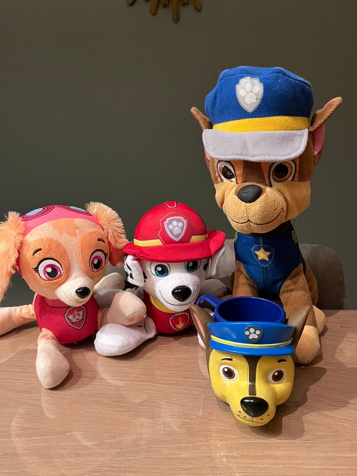 Leuke set Paw patrol knuffels en beker, Kinderen en Baby's, Speelgoed | Knuffels en Pluche, Ophalen of Verzenden, Overige typen