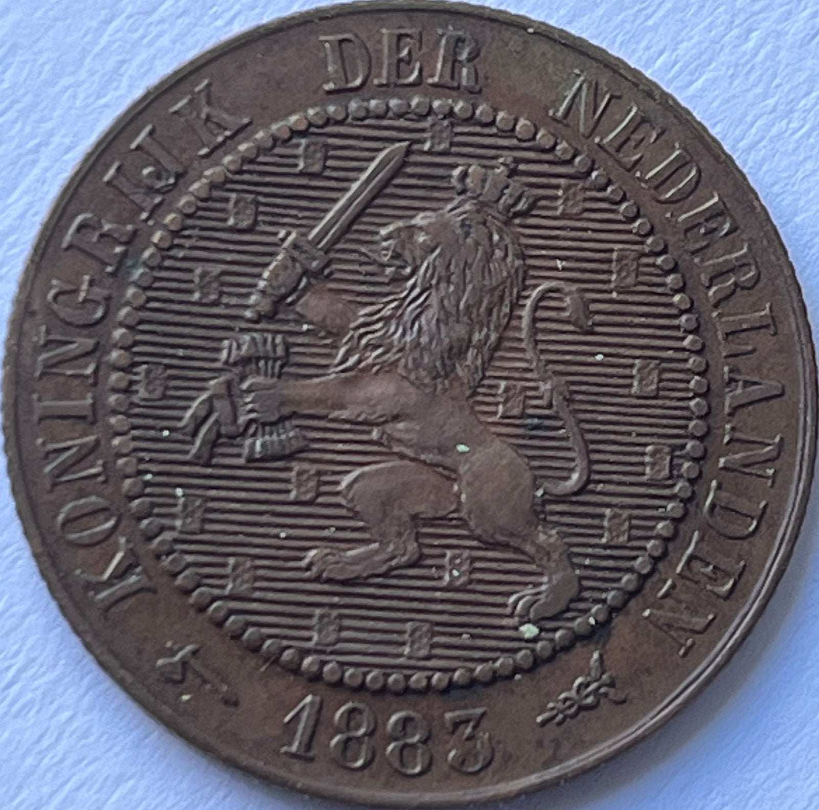 Hele mooie 2,5 cent 1883, Ophalen of Verzenden, Koning Willem III, Overige waardes, Losse munt