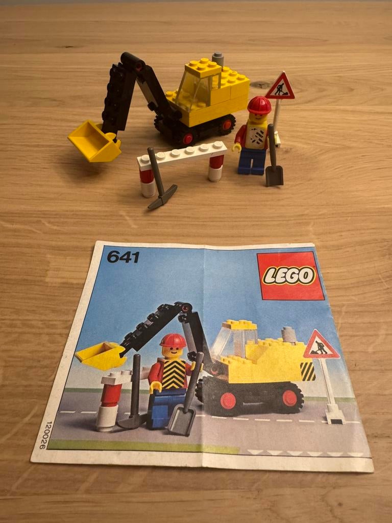 LEGO set 641 Excavator, Kinderen en Baby's, Speelgoed | Duplo en Lego, Lego, Ophalen of Verzenden, Zo goed als nieuw, LEGOLAND