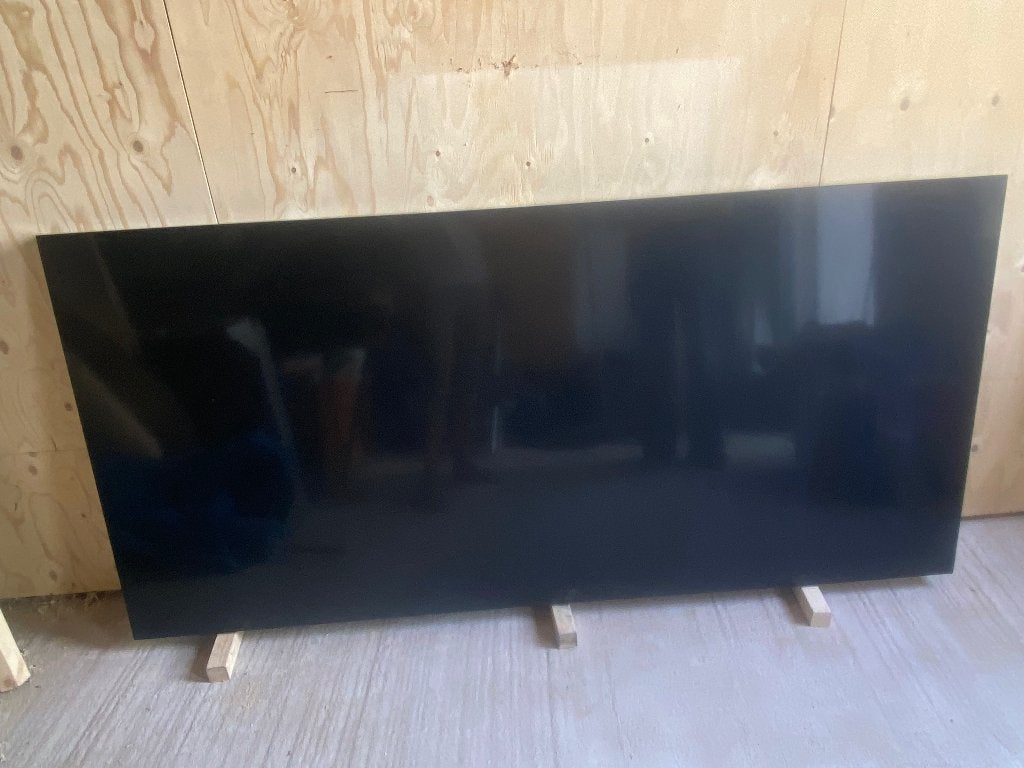 Aanrechtblad / werkblad zwart composiet, Huis en Inrichting, Ophalen, 75 cm of meer, Zwart, 150 tot 200 cm