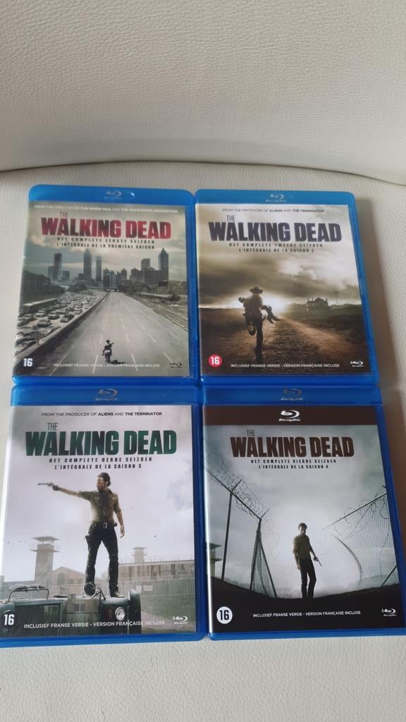 The Walking Dead Blu-ray DVD's Seizoen 1 t/m 4, Ophalen of Verzenden, Zo goed als nieuw, Tv en Series, Boxset