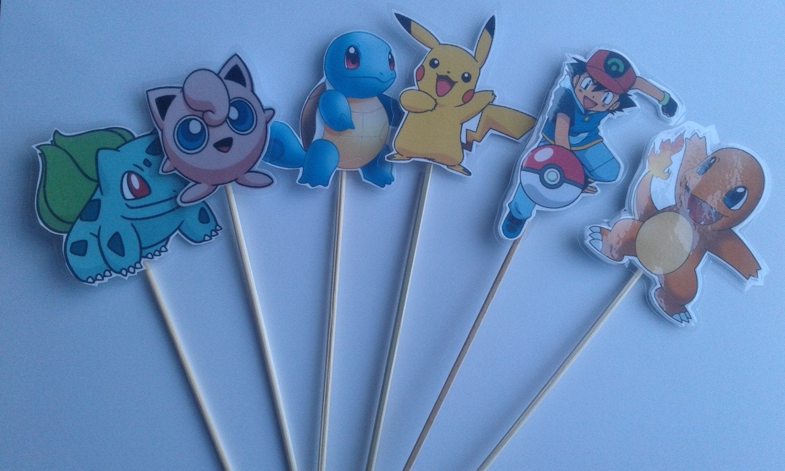 Pokemon traktatie prikker, Hobby en Vrije tijd, Ophalen of Verzenden, Nieuw, Versiering, Verjaardag