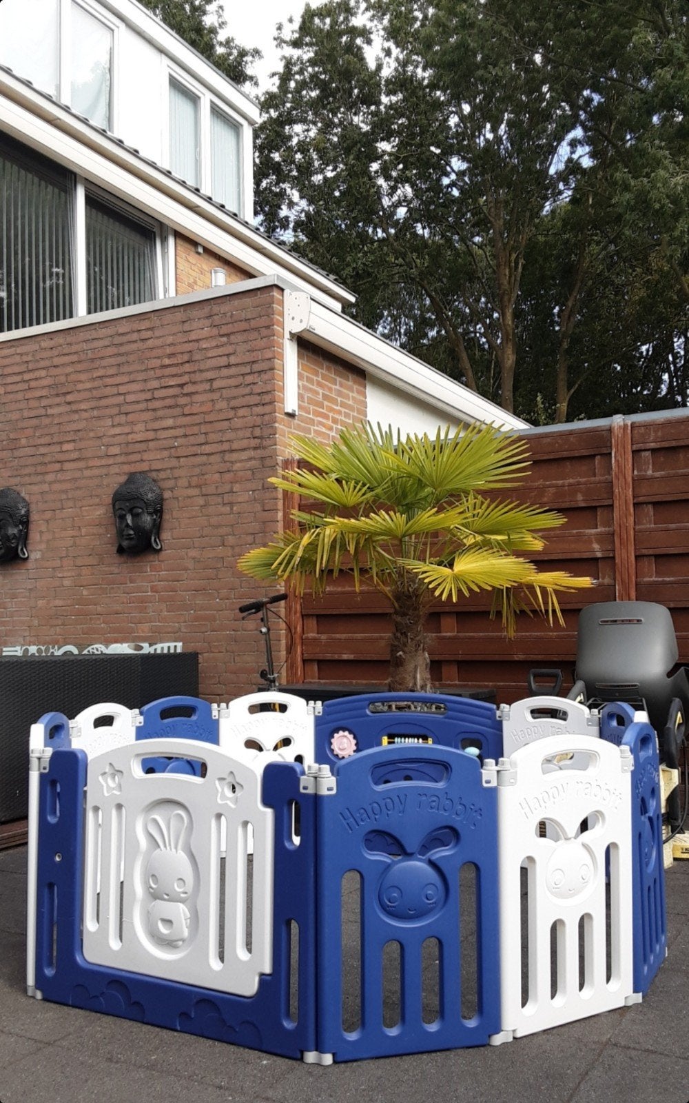 Playpen Happy Rabbit grondbox baby of puppy's bench, Ophalen, Zo goed als nieuw