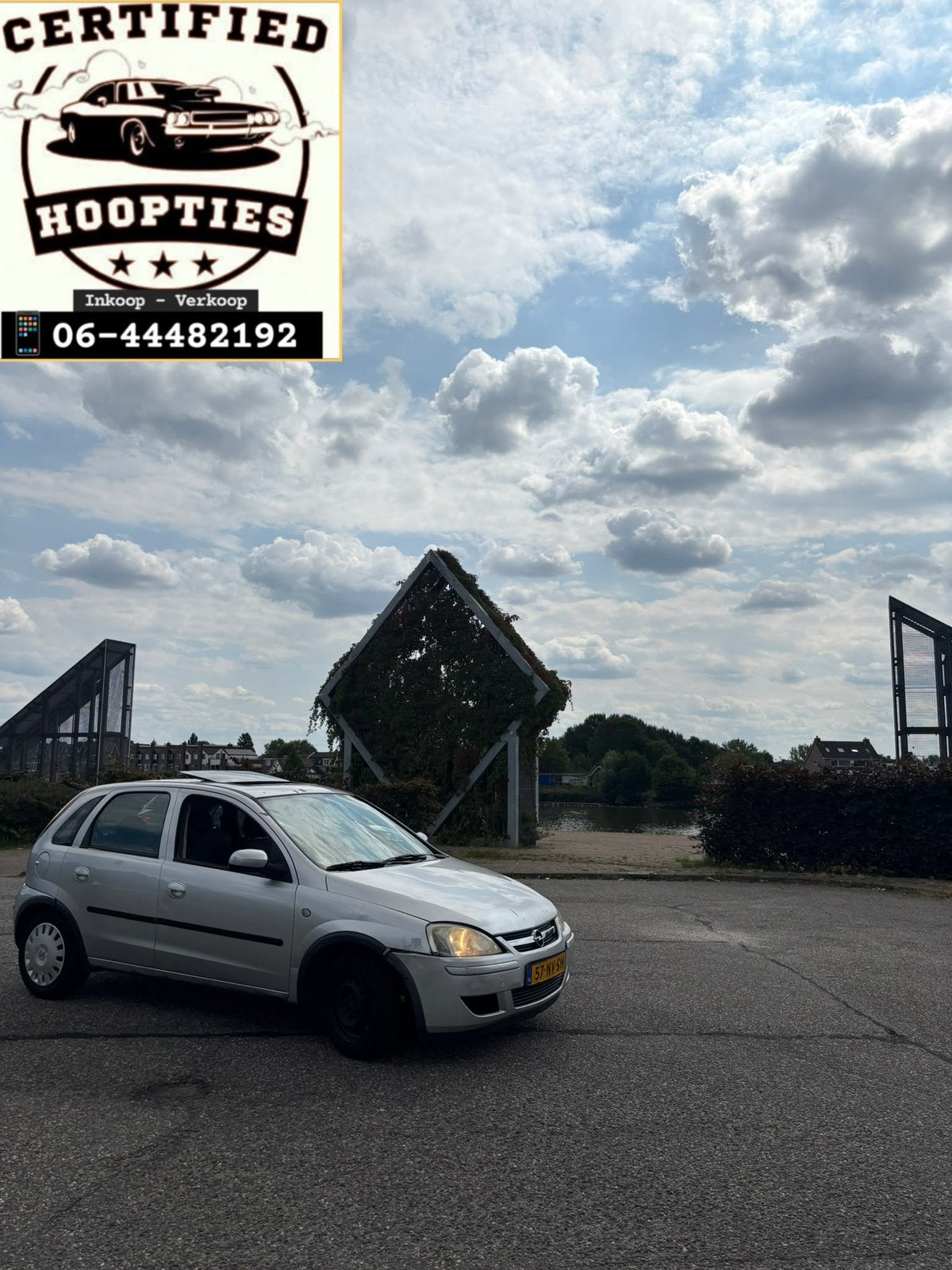 Opel Corsa 1.2 16V 5D AUTOMAAT 2004 Grijs PANO APK 31/7/2027, Auto's, 450 kg, 74 pk, 31 €/maand, Elektrische ramen