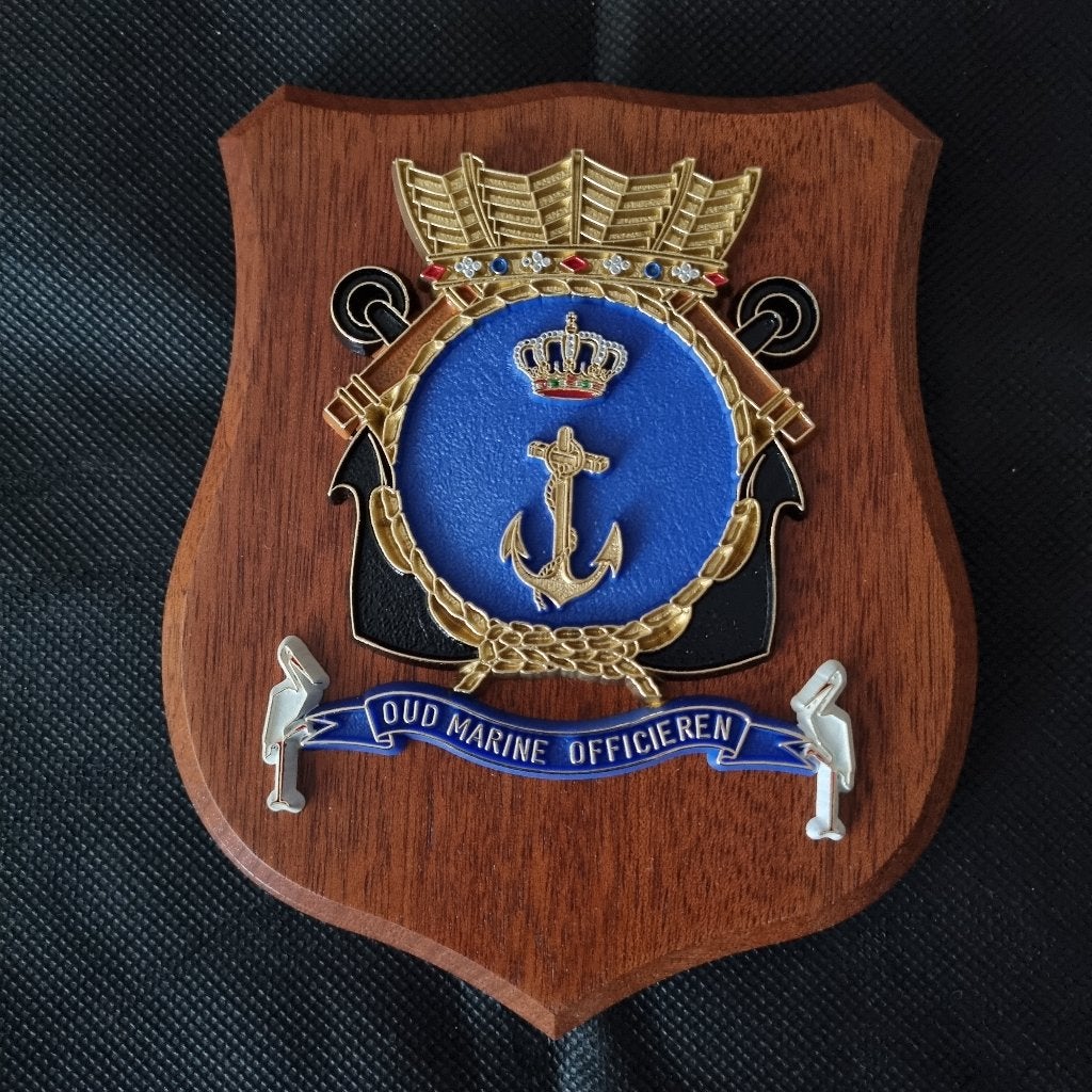 Wapenschildje, Verzenden, Marine, Nederland, Embleem of Badge