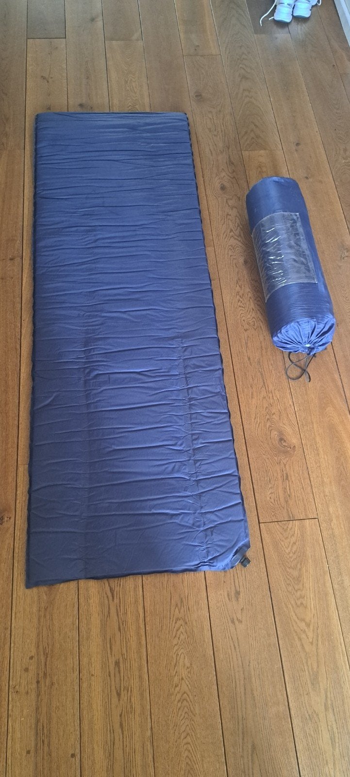 2 x Zelfopblaasbaar slaapmatje 190x65cm - Comfortabel & Comp, Verzenden, Zo goed als nieuw, 1-persoons