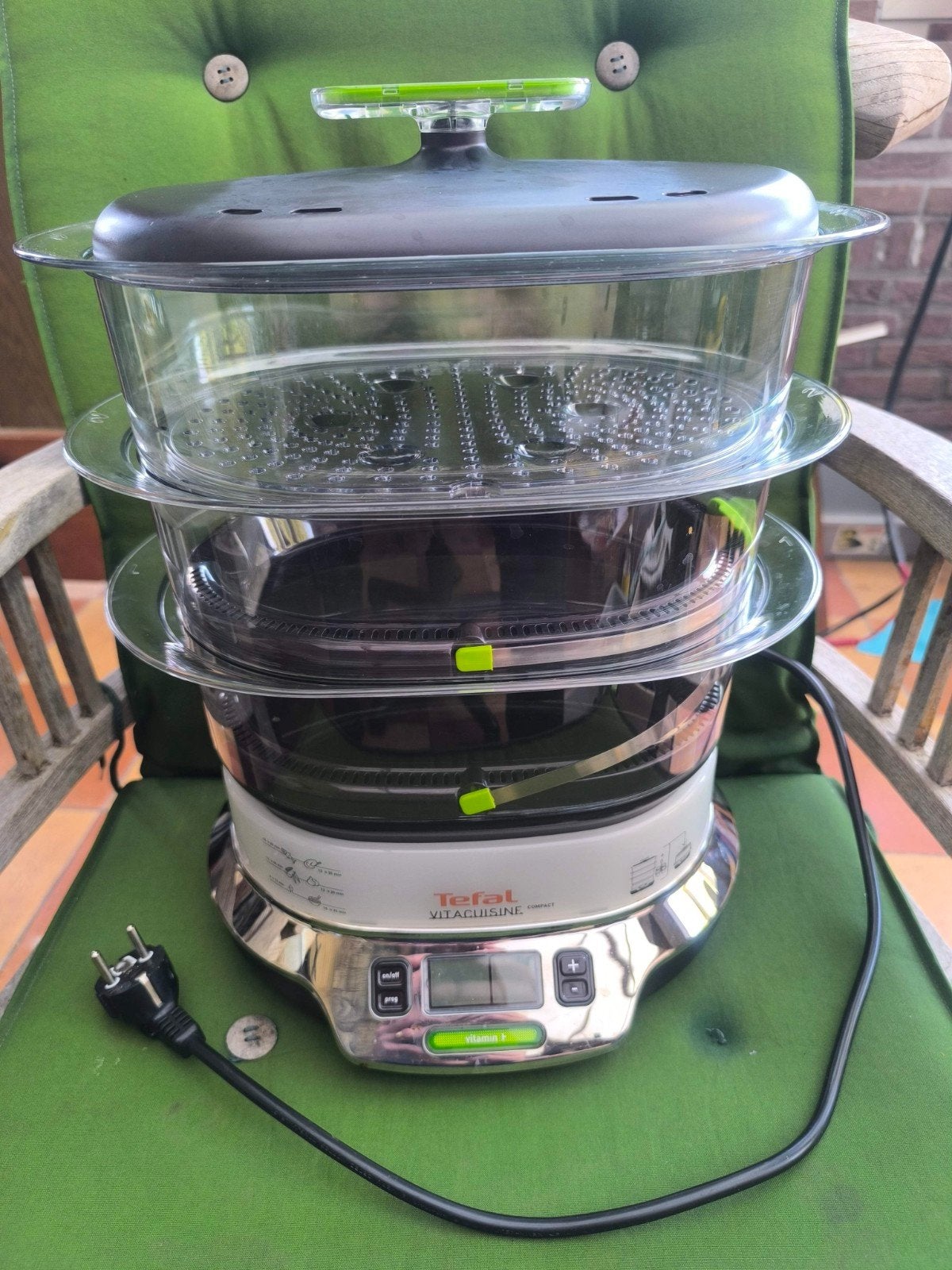 Tefal Vitacuisine Compact Stoomkoker, Ophalen of Verzenden, Zo goed als nieuw
