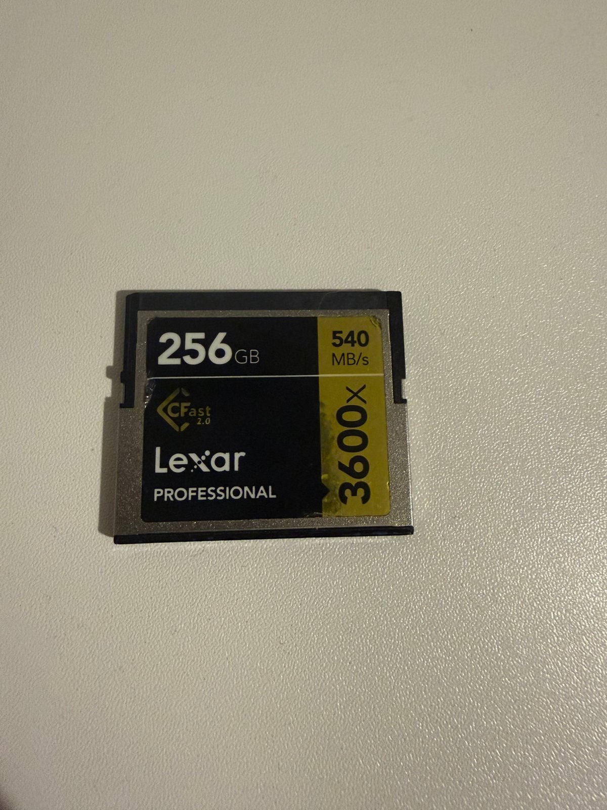 Lexar Professional 3600x CFast 2.0 256GB – 540 MB/s., Ophalen of Verzenden, Zo goed als nieuw, Fotocamera, 256 GB