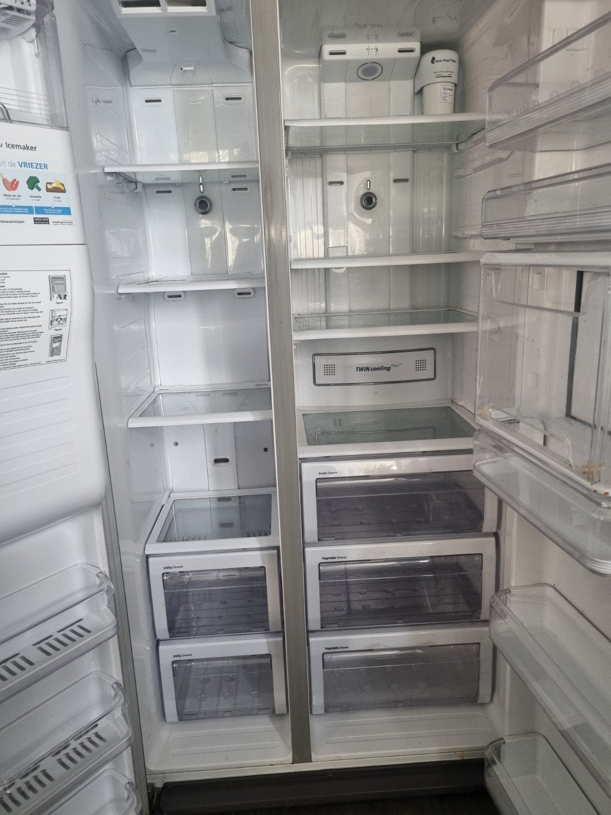 Samsung Amerikaanse Koelkast RSG5PURS1/XEF - Accessoires, Witgoed en Apparatuur, Koelkasten en IJskasten, Gebruikt, Met aparte vriezer