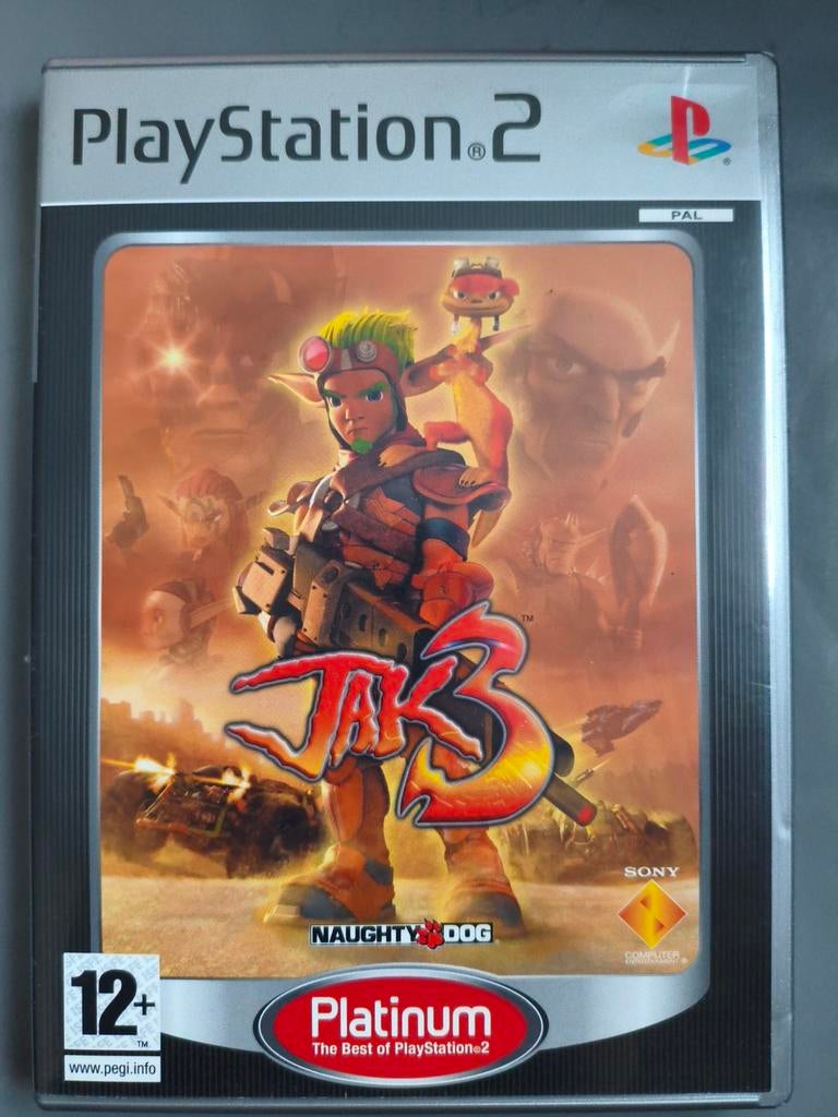 Jak 3 - PlayStation 2 (PS2) - Platinum Editie, Spelcomputers en Games, Games | Sony PlayStation 2, Zo goed als nieuw, Avontuur en Actie