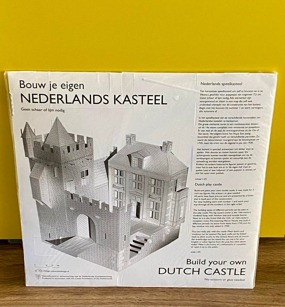 Bouw je eigen Kasteel nieuw Piet design, Hobby en Vrije tijd, Modelbouw | Figuren en Diorama's, Nieuw, Ophalen of Verzenden