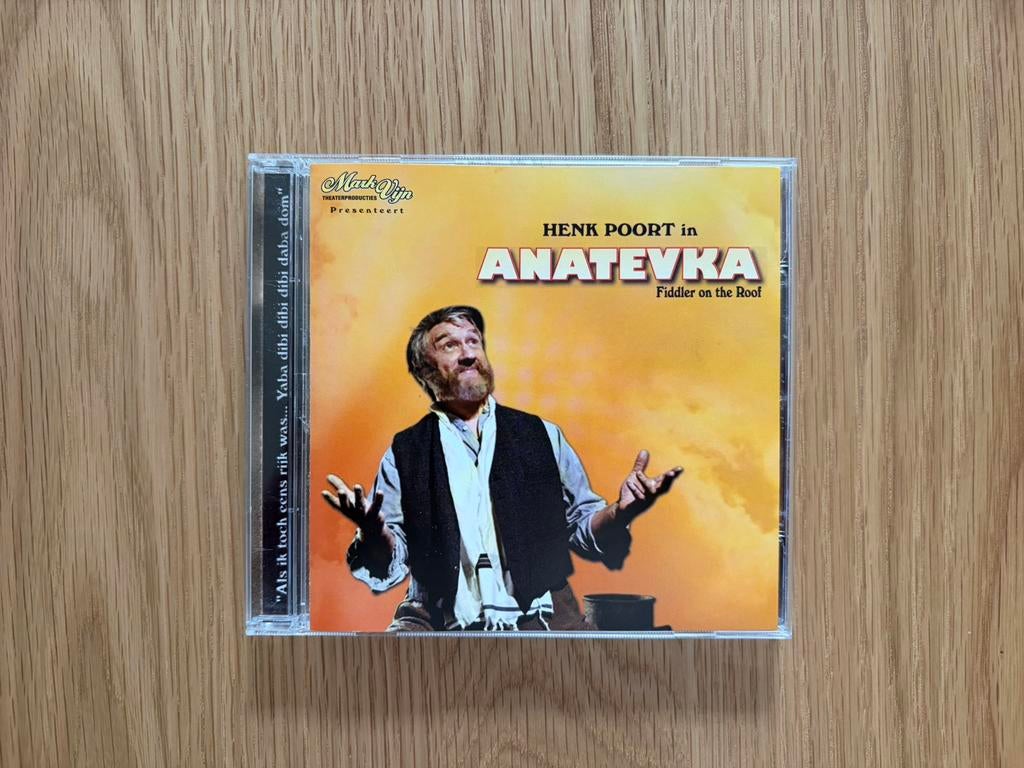 Anatevka met Henk Poort Nederlandse musical cd cast album, Ophalen of Verzenden, Zo goed als nieuw