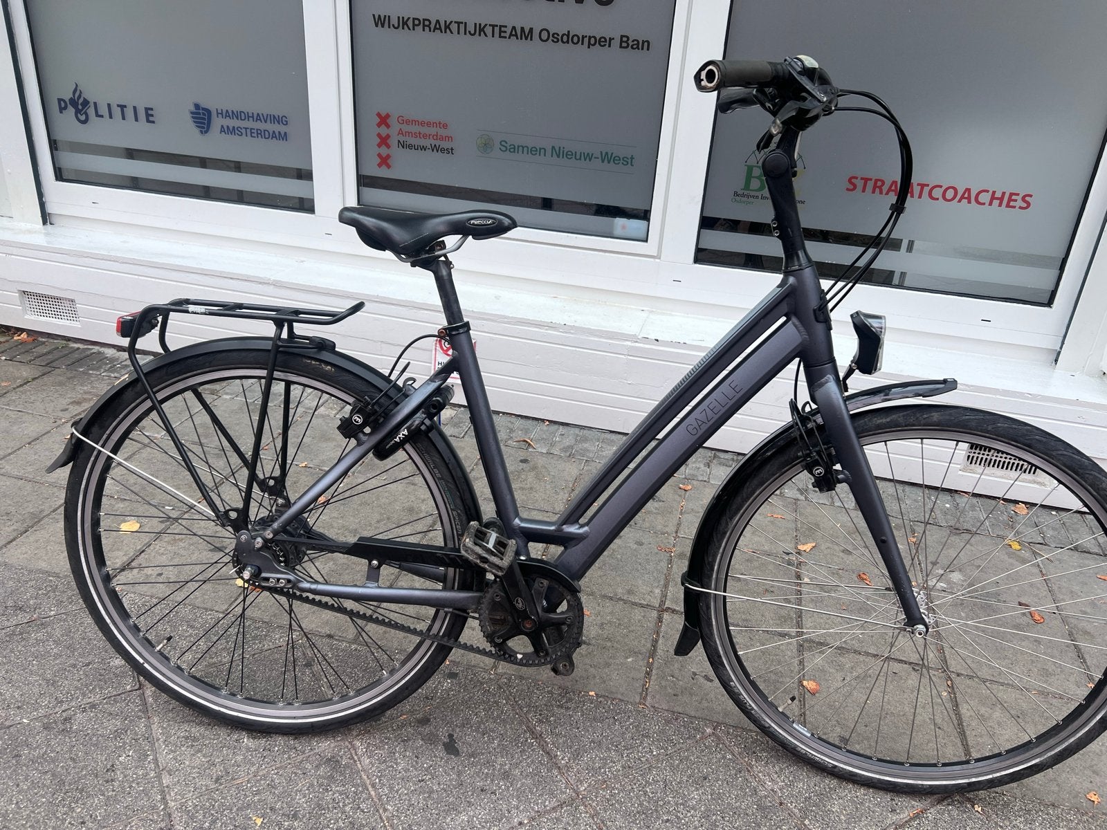 Gazelle chamonix S8 Damesfiets 49 cm / klein Belt drive, 50 tot 53 cm, Ophalen, Zo goed als nieuw, Versnellingen