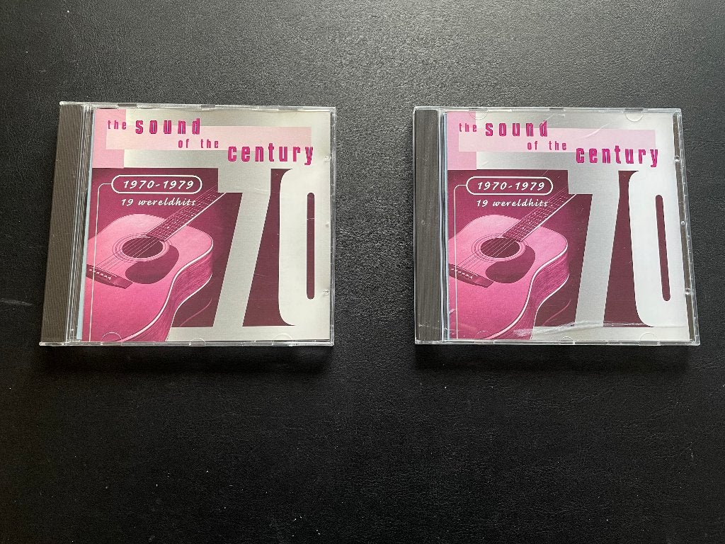 2x CD's The Sound of the Century - 1970-1979, Ophalen of Verzenden, Zo goed als nieuw, Pop