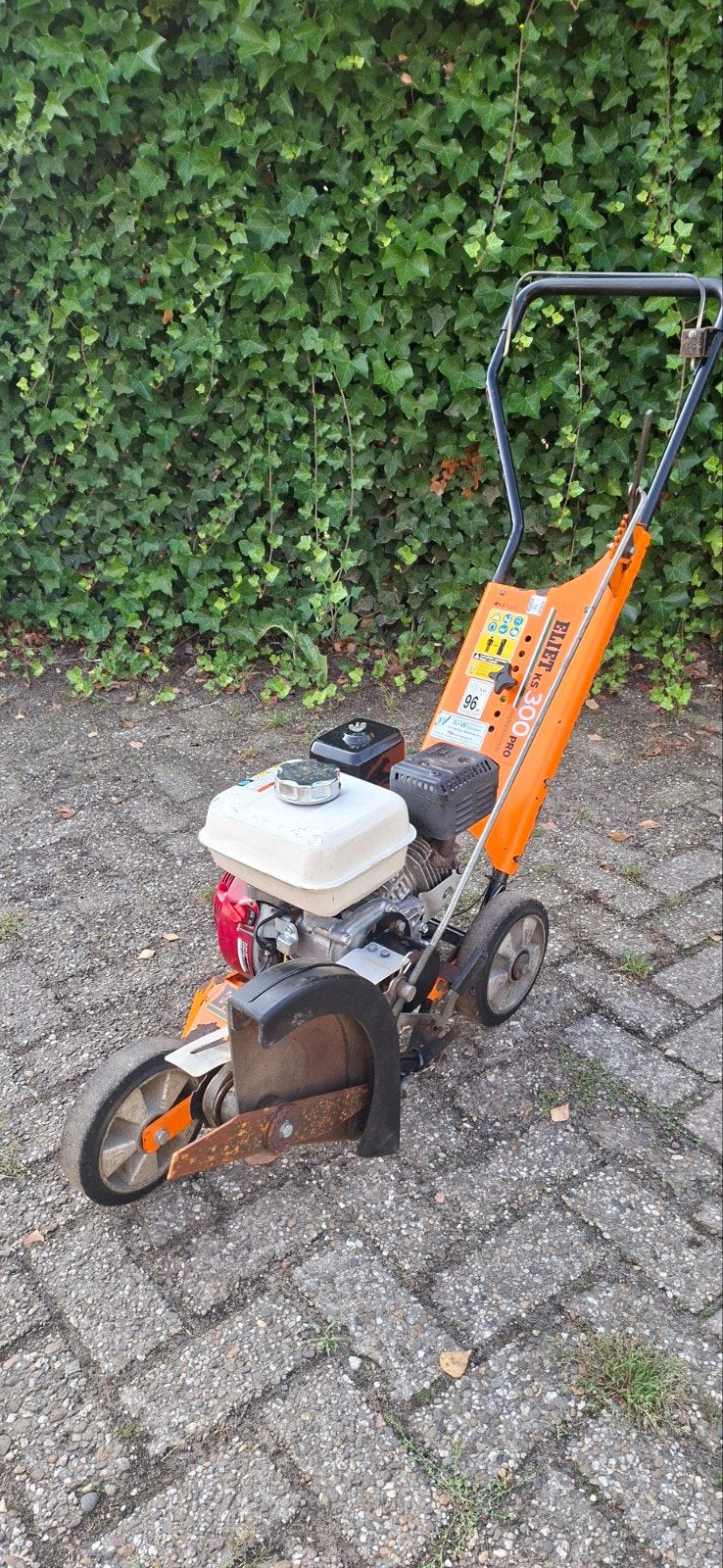 ✅ Elieft KS 300 Pro kantensteker met Honda GX160 motor, Ophalen, Zo goed als nieuw, Overige soorten, Eliet / Honda