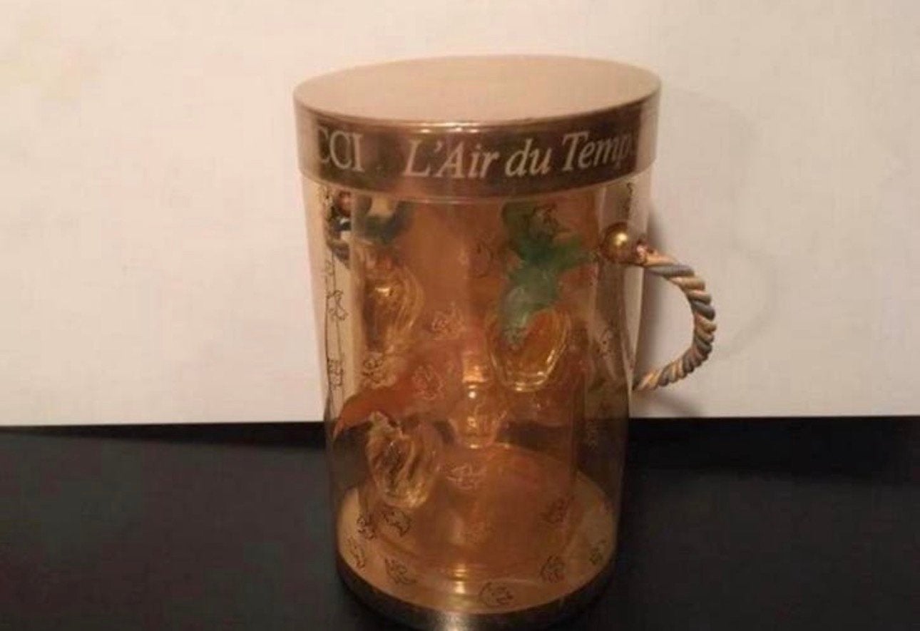 Set met alle kleuren miniaturen L’air du temps Nina Ricci, Verzenden, Nieuw, Miniatuur, Gevuld