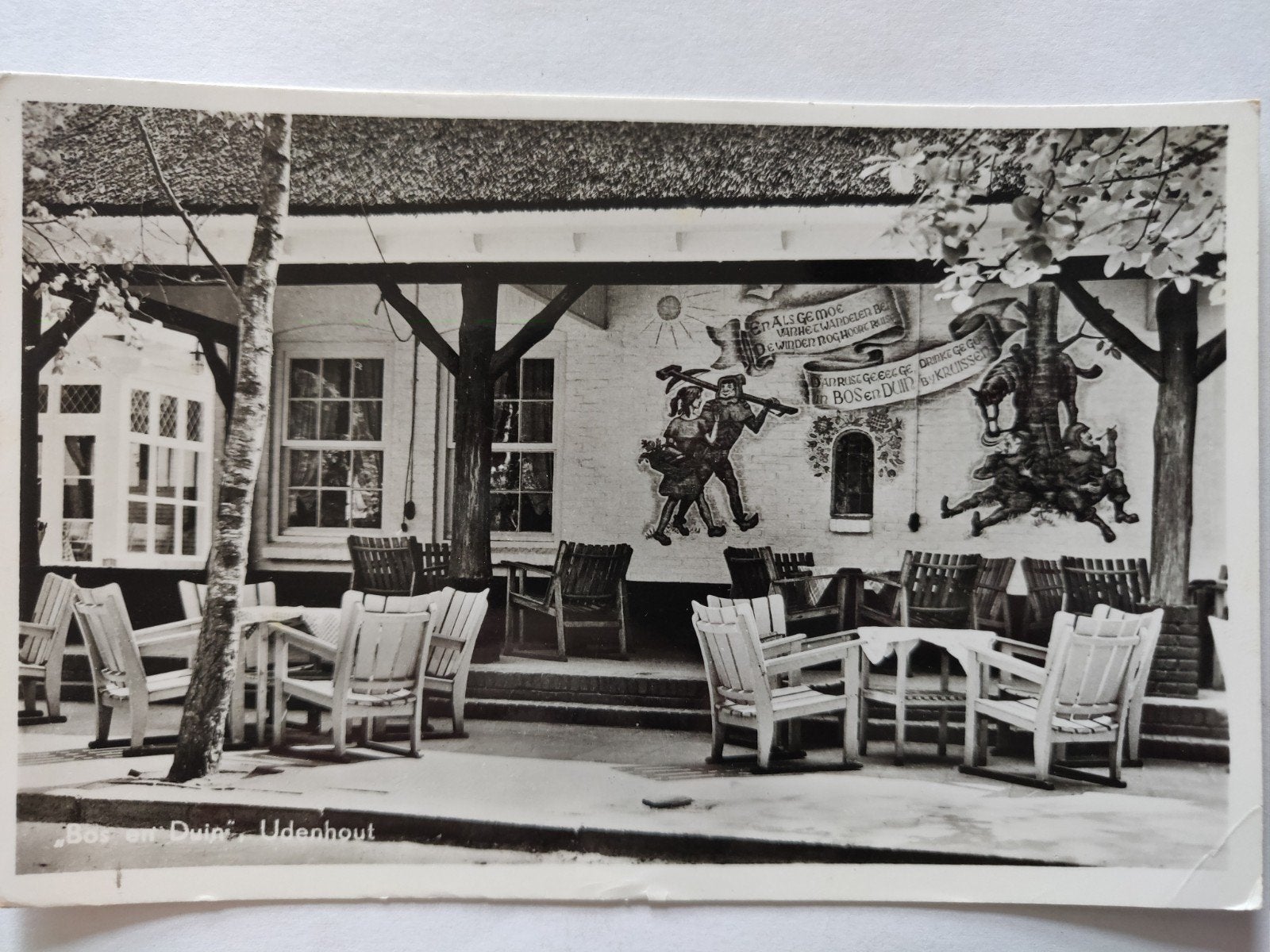 A704 Udenhout, Verzamelen, Ansichtkaarten | Nederland, Ophalen of Verzenden, 1920 tot 1940, Gelderland