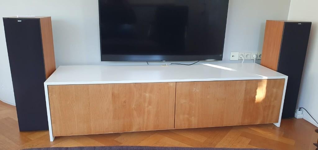 Mooi TV meubel te koop, Huis en Inrichting, Ophalen, 150 tot 200 cm, Zo goed als nieuw, Overige materialen