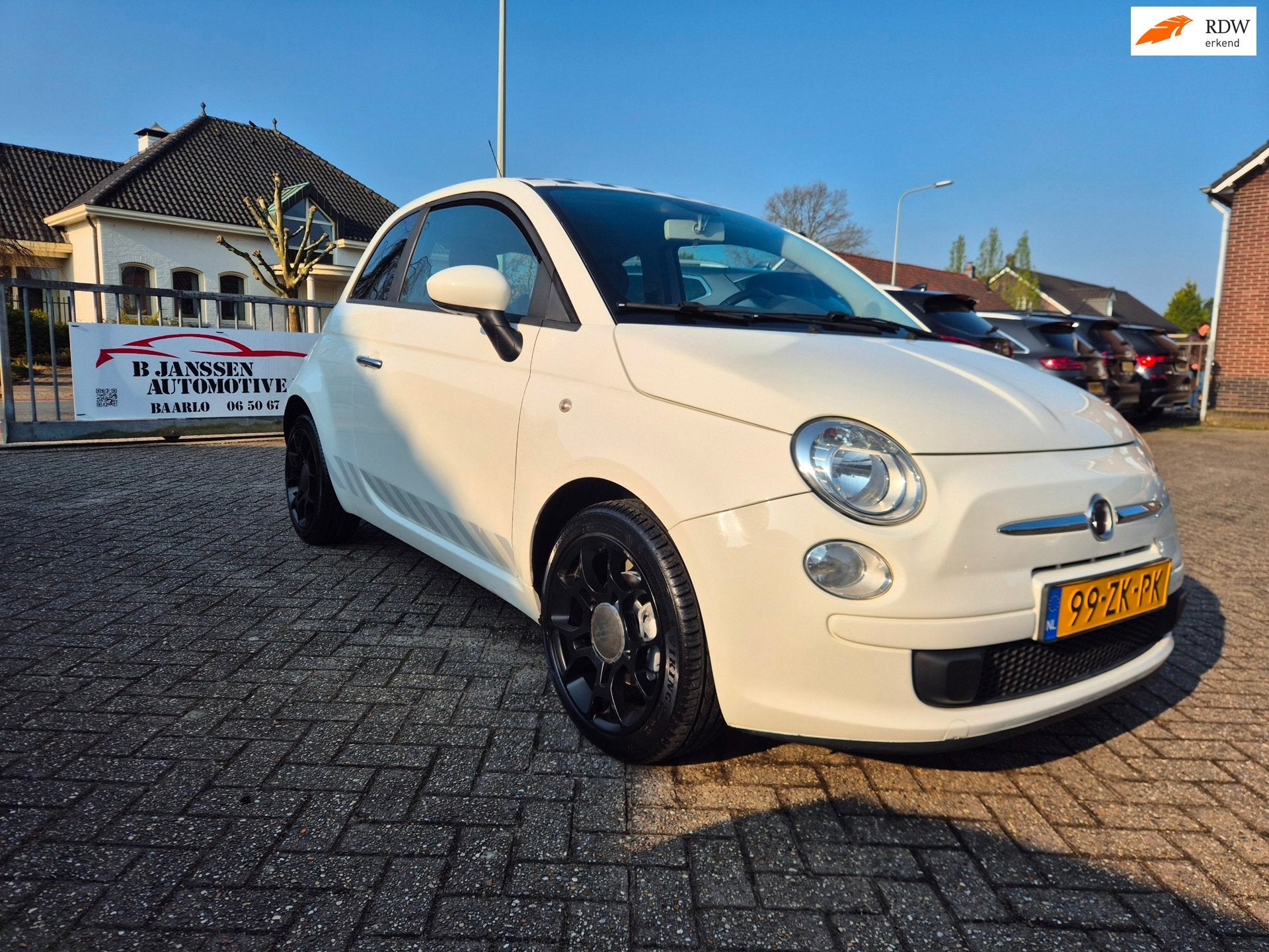 Fiat 500 1.4-16V Sport 100pk met airco nw distributie en gro, Auto's, Voorwielaandrijving, 101 pk, Gebruikt, 31 €/maand
