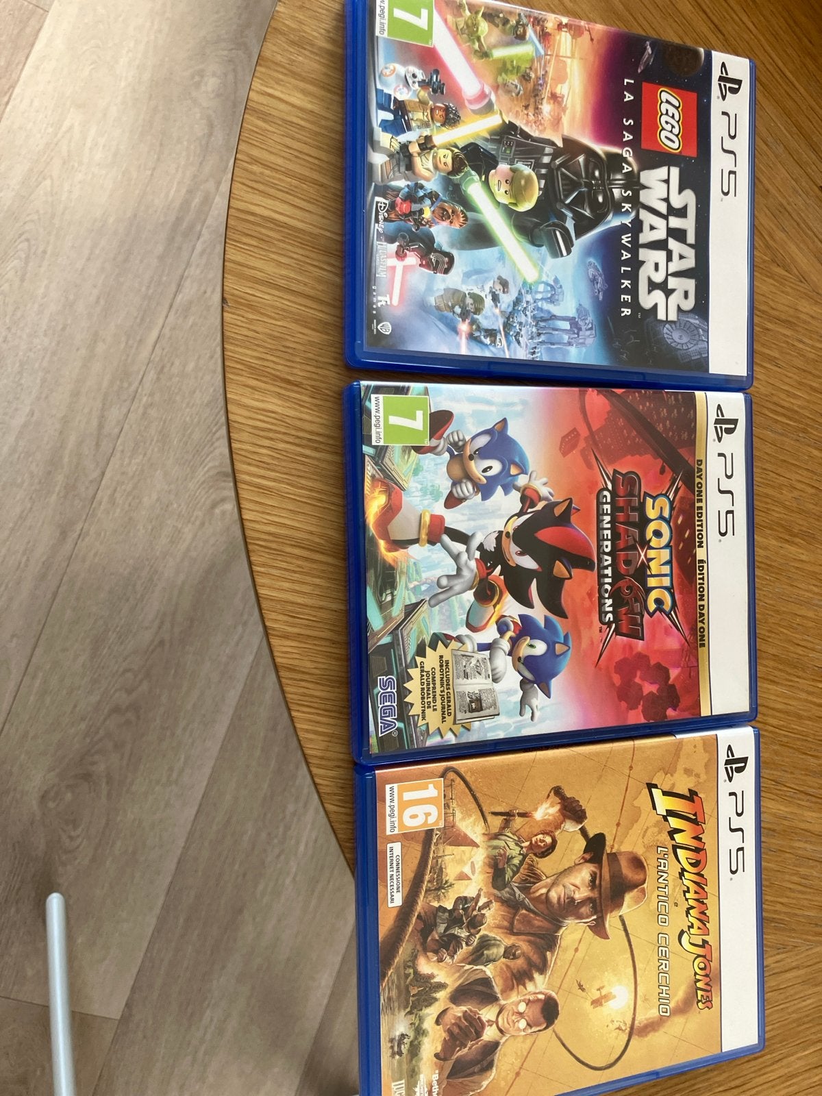 PS5 games: Lego Star Wars, Sonic Shadow, Indiana Jones, Spelcomputers en Games, Games | Sony PlayStation 5, Ophalen of Verzenden