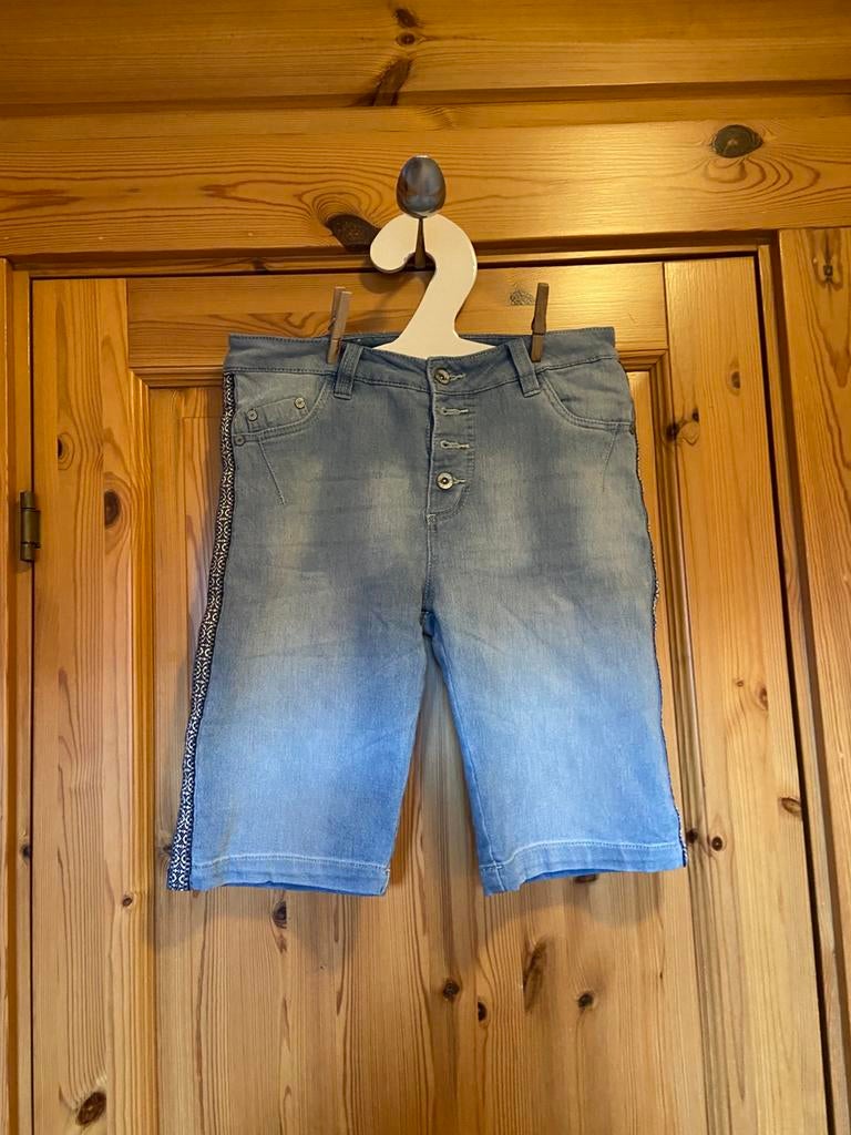 Korte spijkerbroek So Soire 29 blauw, Ophalen of Verzenden, Zo goed als nieuw, Blauw, W28 - W29 (confectie 36)