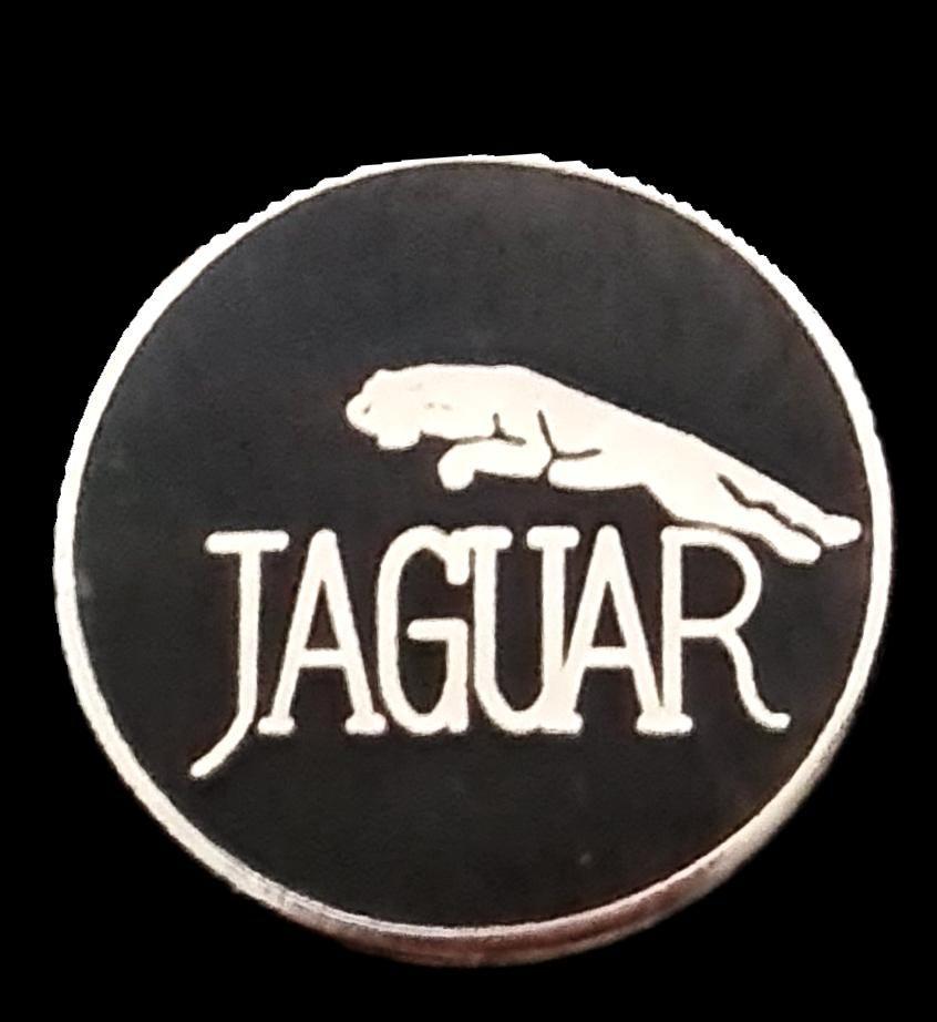 Jaguar pin- klein rond emaille, Verzenden, Nieuw, Transport, Speldje of Pin