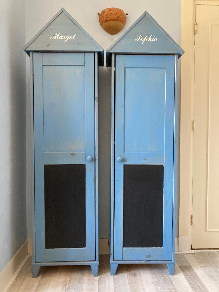 Kledingkast strandhuisje, Kinderen en Baby's, Kinderkamer | Commodes en Kasten, Ophalen, 105 cm of meer, Zo goed als nieuw, Minder dan 50 cm
