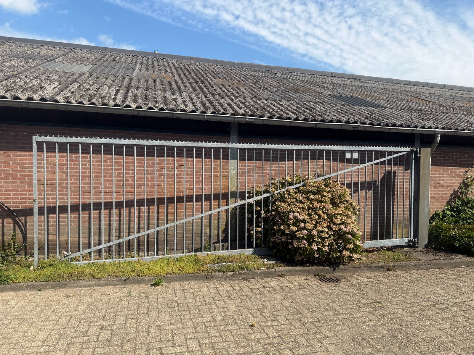 Zwaar gegalvaniseerd stalen spijlenhek - terreinhek, Ophalen, Gebruikt, IJzer, Spijlenhekwerk