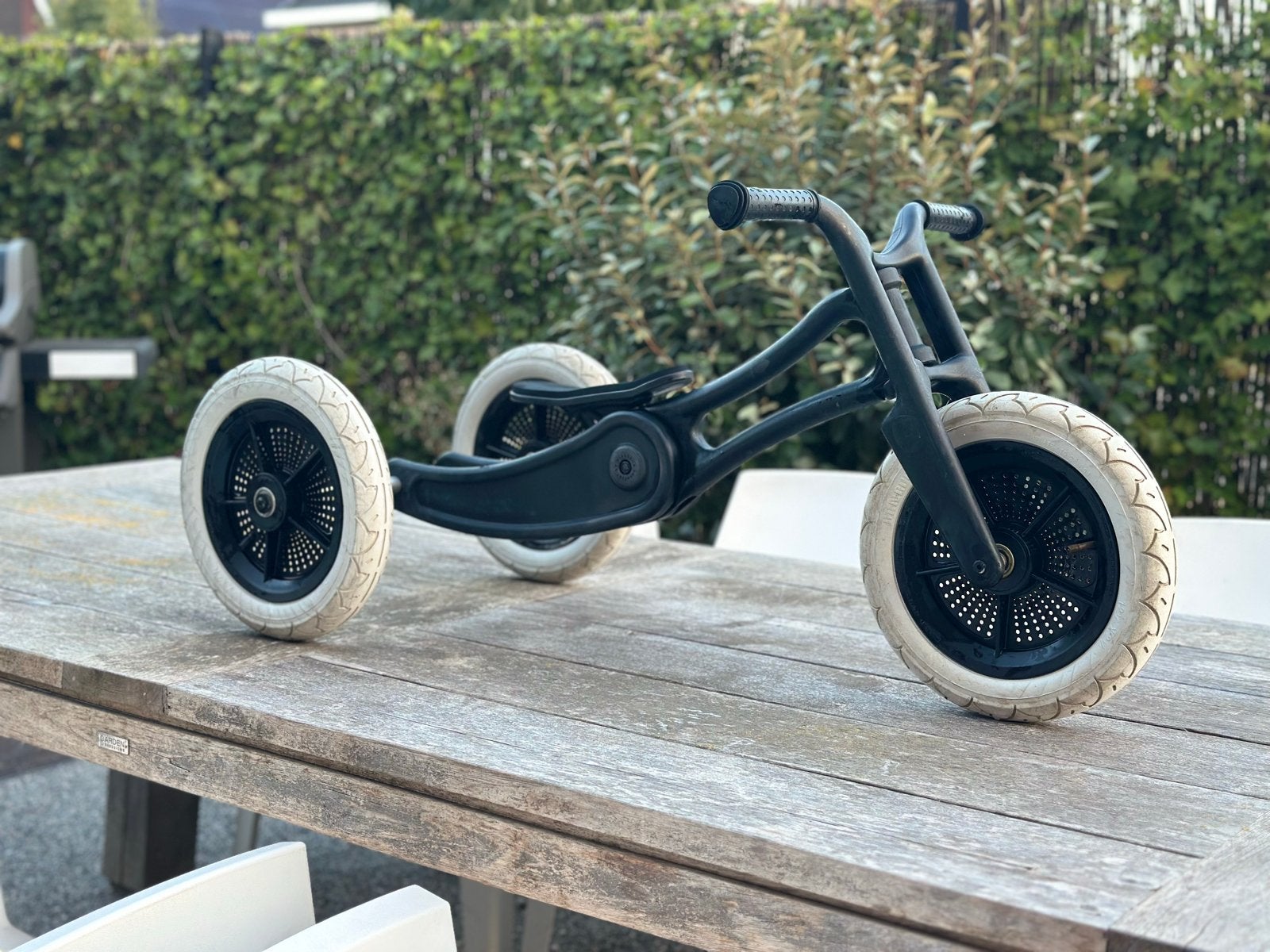 Wishbone Bike 3-in-1 loopfiets - Zwart - Goede staat, Ophalen, Gebruikt, Minder dan 16 inch