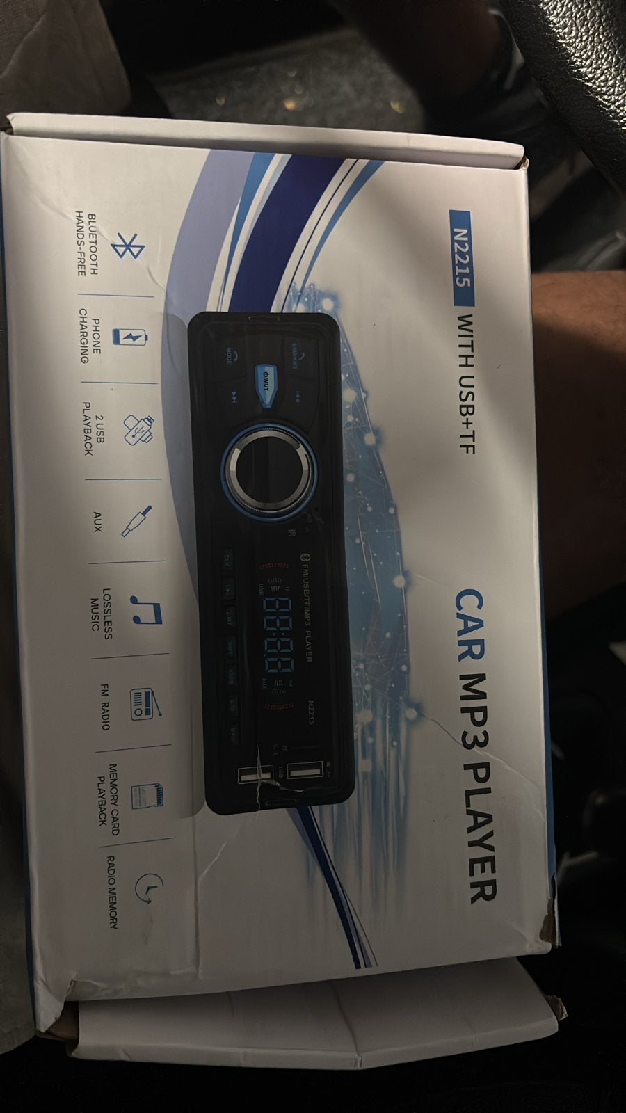 N2215 Auto MP3-speler met Bluetooth, USB en TF-kaart, Ophalen of Verzenden, Nieuw