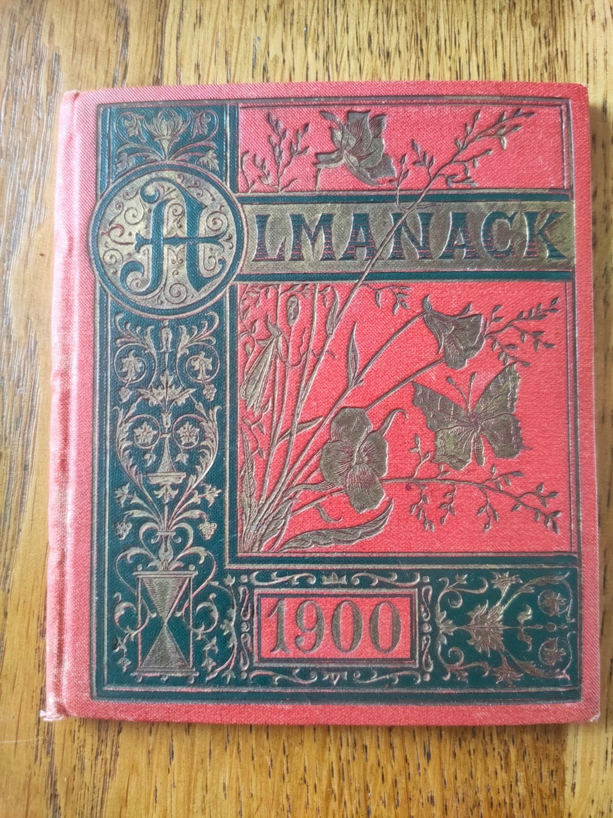 Zeldzame Antieke Zweedse Zakalmanak 1900 - Art Nouveau, Ophalen of Verzenden, P. A. Norstedt & Söner (uitgever)