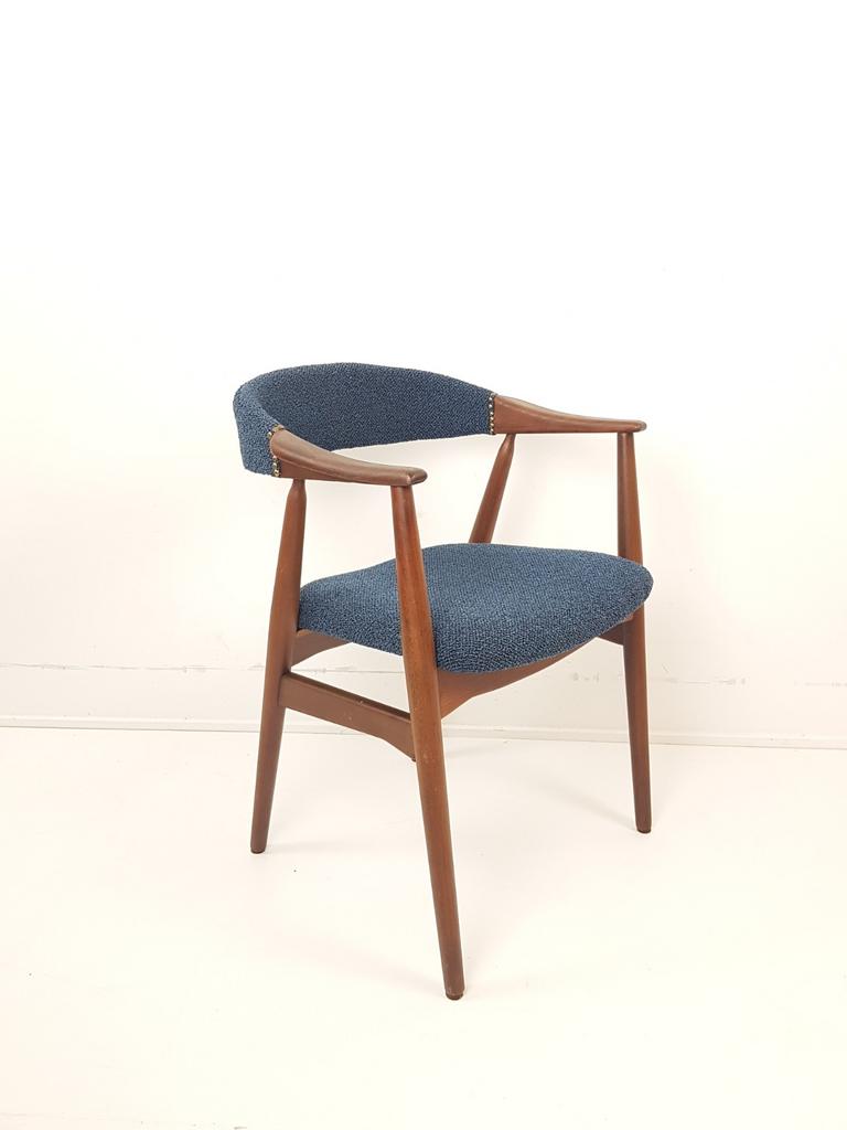 Deense stoel teak hout | Thomas Harlev for farstrup 213, Huis en Inrichting, Stoelen, Bruin, ., Ophalen of Verzenden, Zo goed als nieuw
