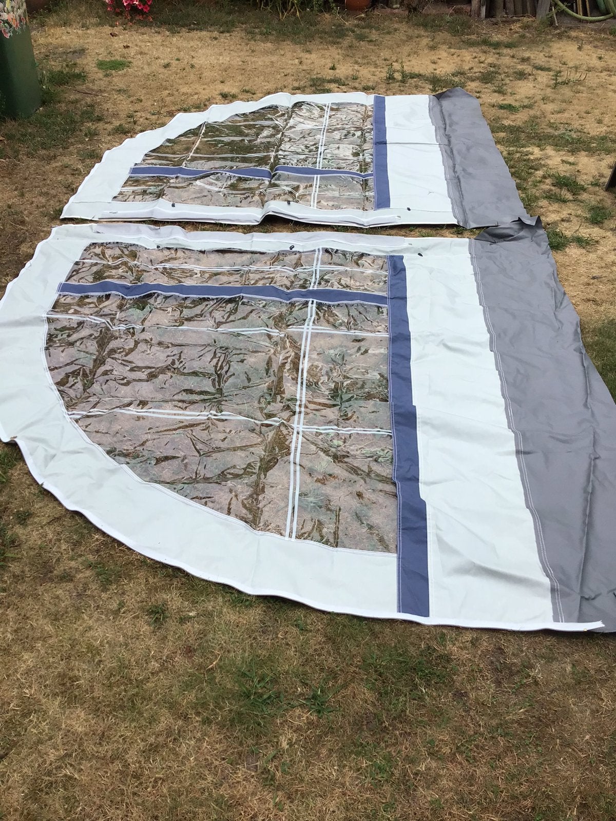 Twee zijwanden voor tent of luifel., Ophalen of Verzenden, Zo goed als nieuw