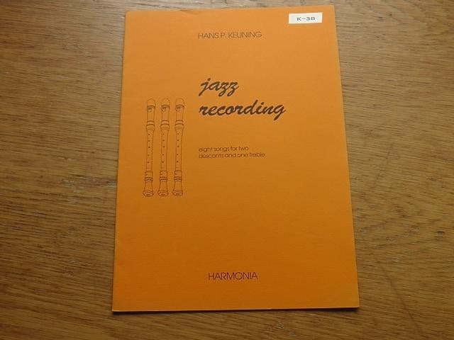 Hans p. Keuning - 8 stukjes voor 2 sopraan+alt blokfluit, Klassiek, Ophalen of Verzenden, Zo goed als nieuw, Blokfluit
