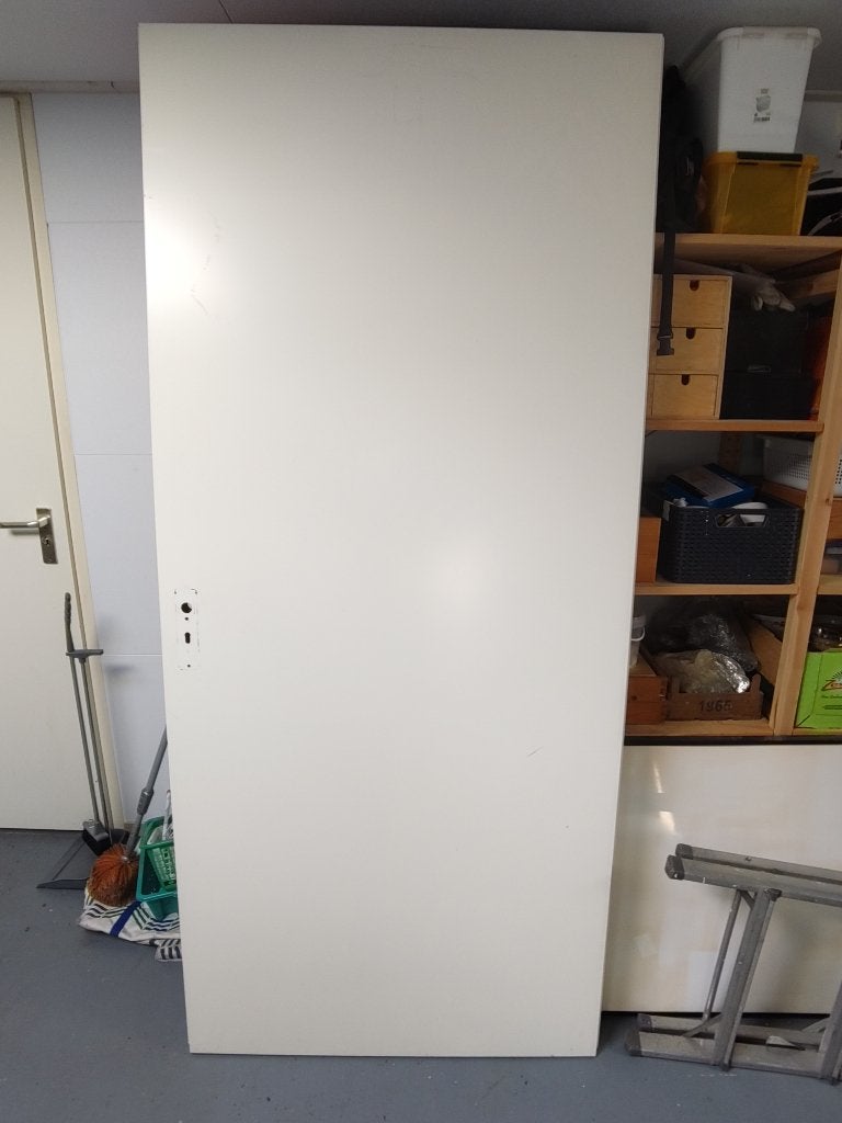 binnendeur, wit, 211,5 x 93 cm, gratis afhalen, Ophalen, Gebruikt, 80 tot 100 cm, Binnendeur