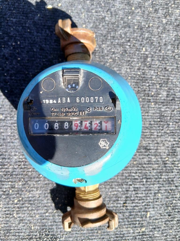 Watermeter, Ophalen, Zo goed als nieuw