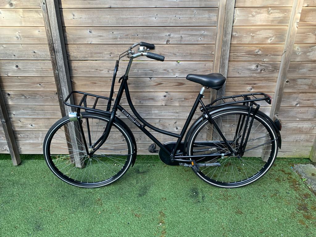 BSP Transportfiets Zwart, Overige merken, Terugtraprem, Gebruikt, 56 cm of meer