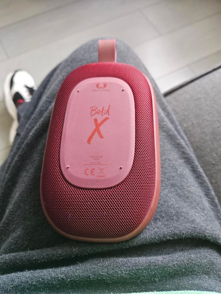Fresh 'n Rebel Bold X Bluetooth speaker - Rood, Overige merken, Overige typen, Ophalen of Verzenden, Zo goed als nieuw